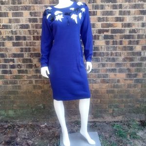 Vintage blue Christina Grant dress